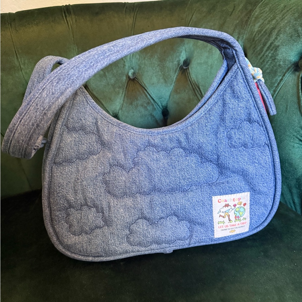 Coach Denim Ergo Shoulder Bag